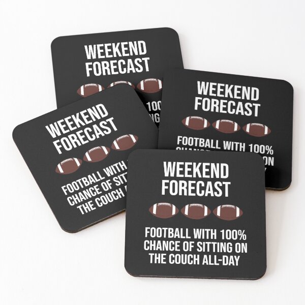 Item preview, Weekend Forecast Football 100% Sitting on Couch designed and sold by MSA-42.