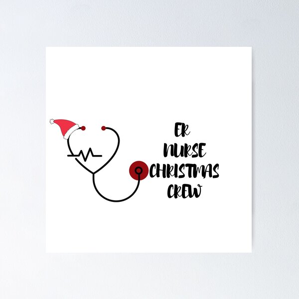Item preview, Emergency Room Nurse Christmas Crew designed and sold by Christeena-.