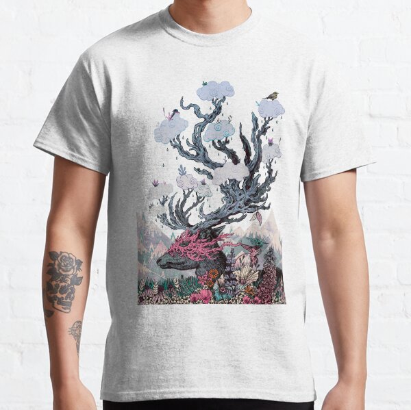 Journeying Spirit (deer) sunset Classic T-Shirt