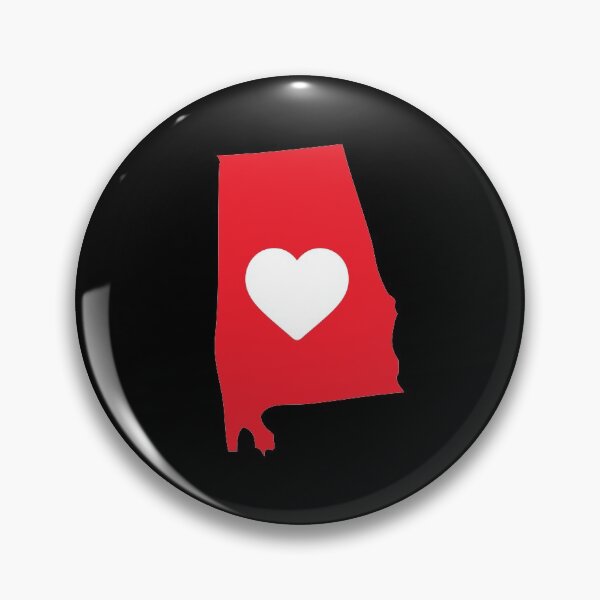 Item preview, Love My Alabama Hometown American Heart State Map US  designed and sold by elhefe.