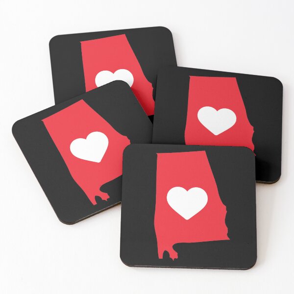Item preview, Love My Alabama Hometown American Heart State Map US  designed and sold by elhefe.