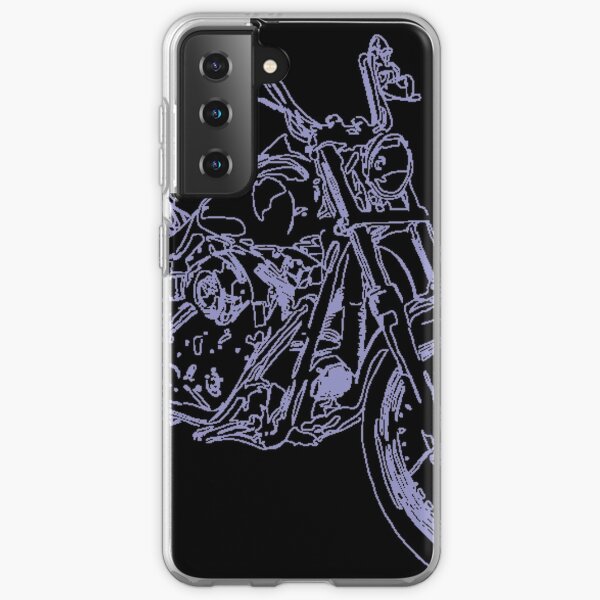 Motorbike Black Samsung Galaxy Soft Case