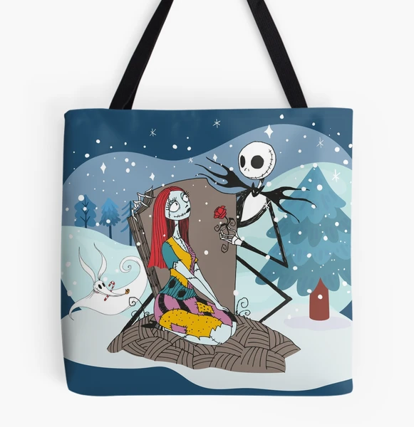 ■ffroi■ Sally Tote Bag sally Jack Skellington, Zero and Sally - The Nightmare Before