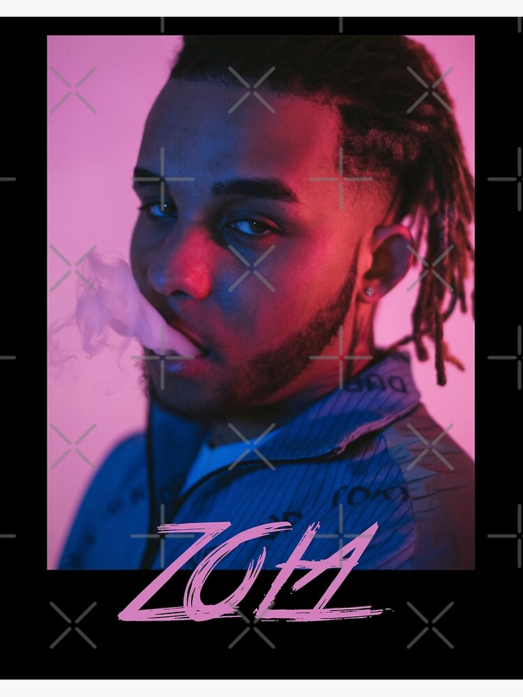 Zola Portrait Rap FR Amber Poster | Poster