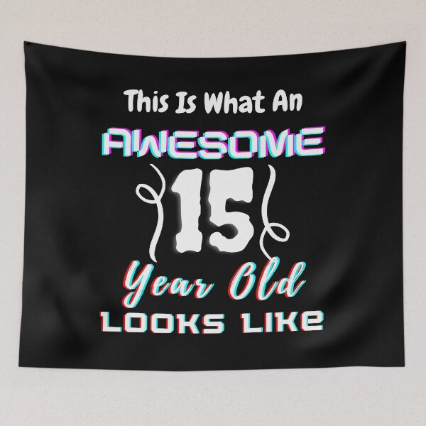 Item preview, This Is What An Awesome 15 Year Old Looks Like Great Gift designed and sold by 33/34 Shop.