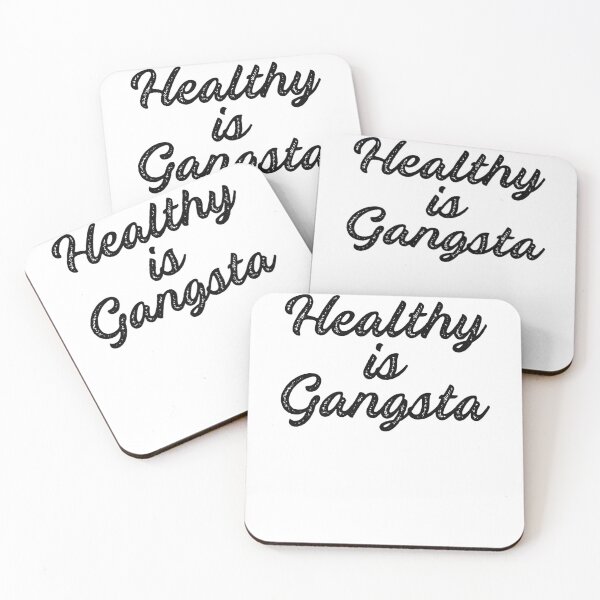 Aperçu de l'œuvre Healthy est Gangsta drôle créée et vendue par sandraking0908.