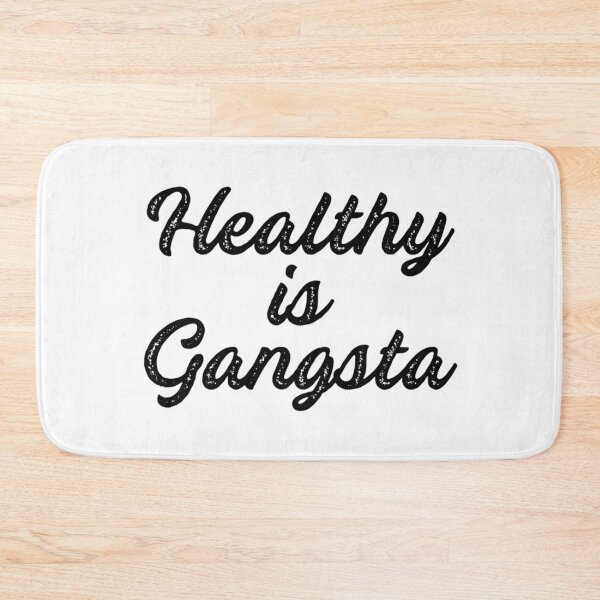 Item preview, Healthy is Gangsta Funny designed and sold by sandraking0908.