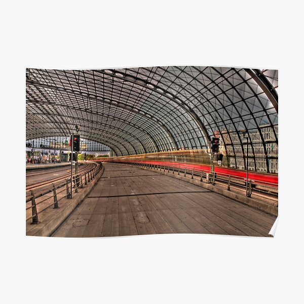 Hauptbahnhof Berlin Poster