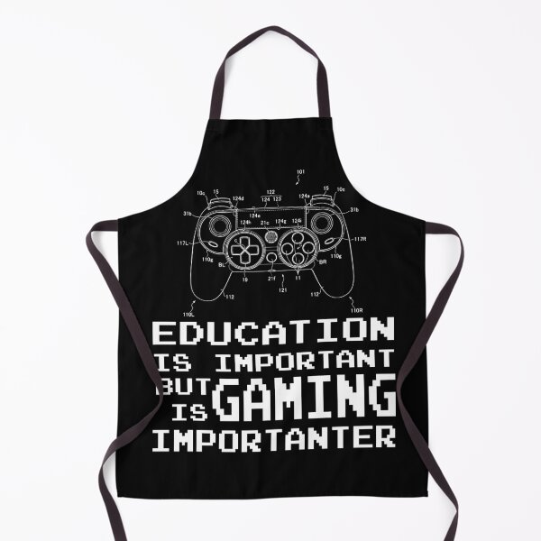 Item preview, Education is important but gaming is importanter designed and sold by Piztees.