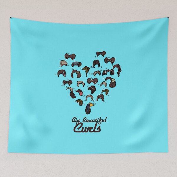 Item preview, "Big Beautiful Curls" - <3 Natural Hair designed and sold by LochNestFarm.
