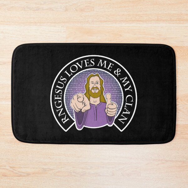 Item preview, RNGesus loves me & my clan designed and sold by robimerch.