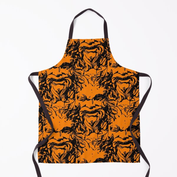 Item preview, Patrón grotesco vintage naranja designed and sold by Carrie_Anne_Designs.