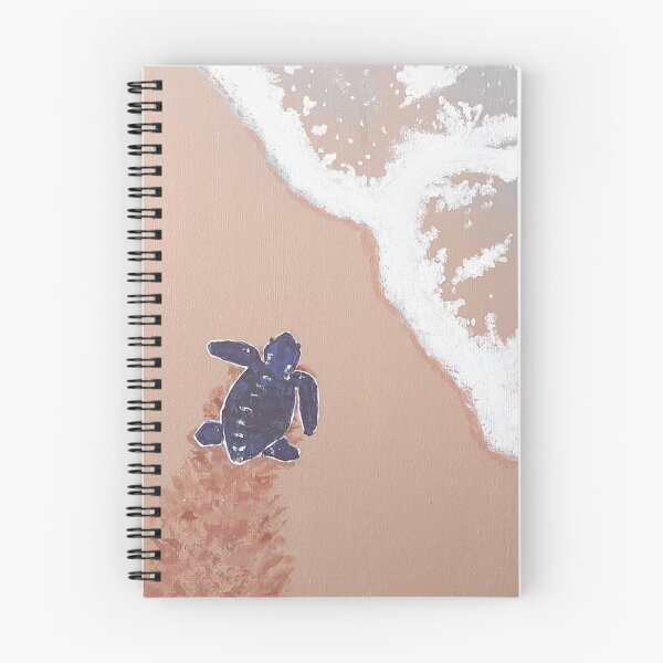 Item preview, Baby turtle sea shore original painting print  designed and sold by MarineTreasury.