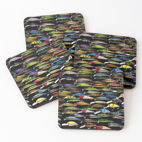 Item preview, Fishing Lures Pattern Art Photo designed and sold by Go Logo Designs.