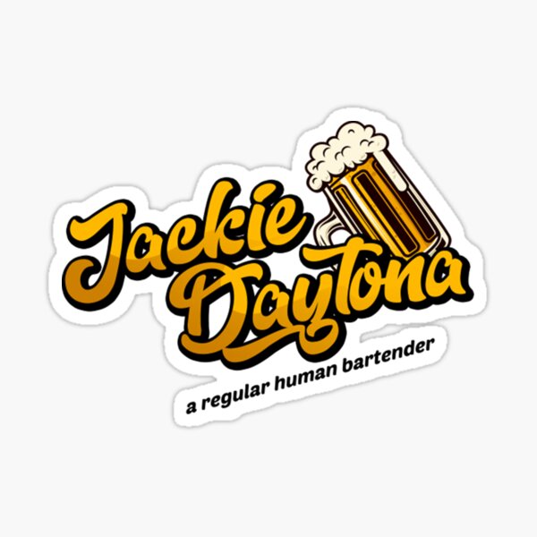 Aperçu de l'œuvre Jackie Daytona Barman à la bière Jackie Daytona créée et vendue par Loesdegieter.