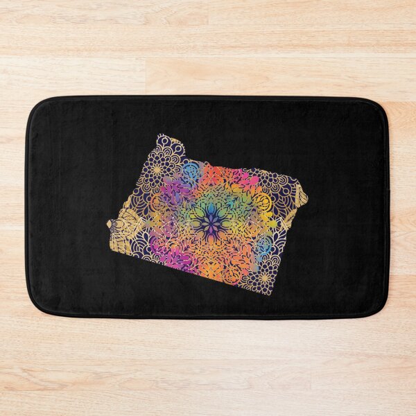 Item preview, Oregon United States of America Mandala Map  designed and sold by labatchino10.