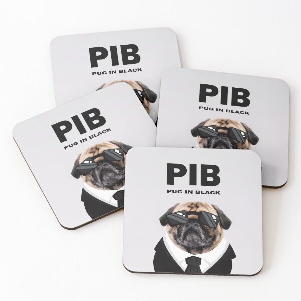 Item preview, Pug In Black  designed and sold by Borislav Shekerdzhiyski.
