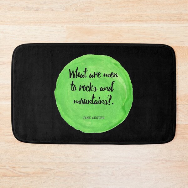 Item preview, Jane Austen - What are men to rocks and mountains? designed and sold by SocraticQuotes.