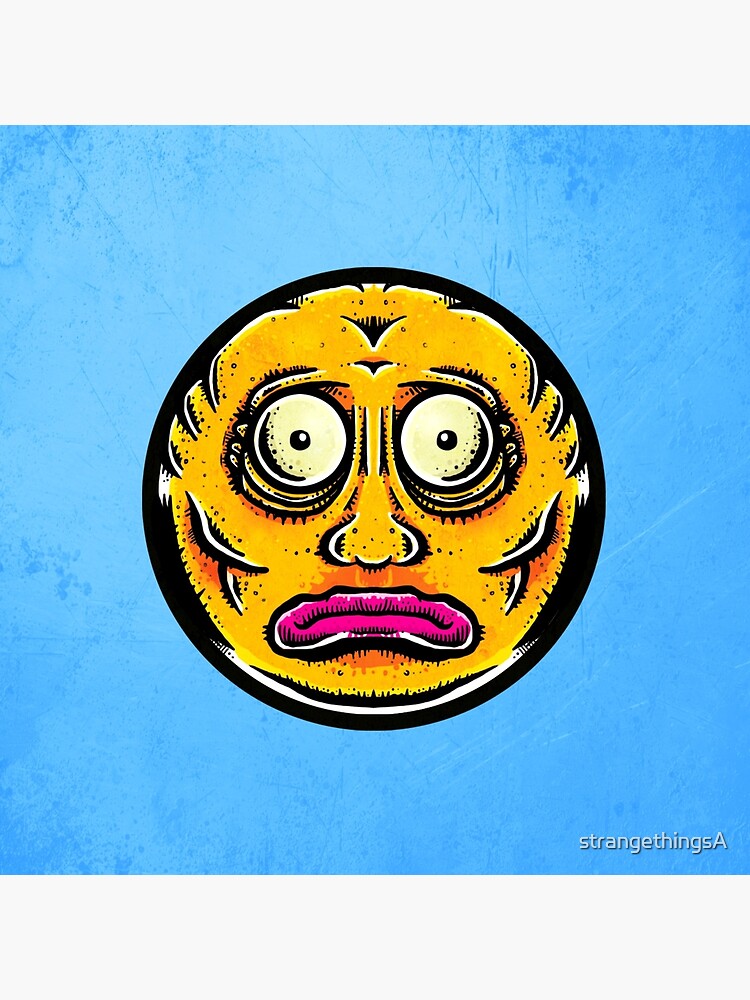 Thumbnail 4 of 4, Pillow, Sticker Face designed and sold by strangethingsA.