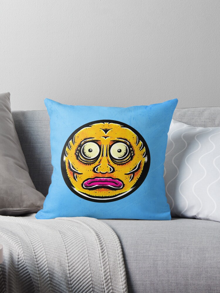 Thumbnail 1 of 4, Pillow, Sticker Face designed and sold by strangethingsA.