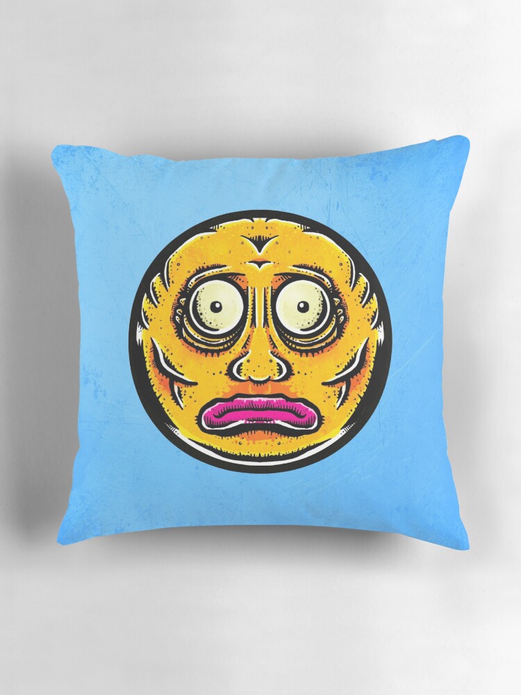 Thumbnail 3 of 4, Pillow, Sticker Face designed and sold by strangethingsA.