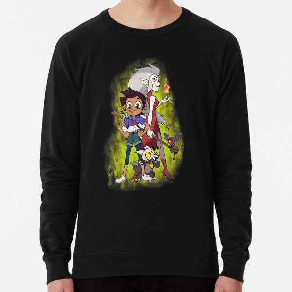 Eda King and Luz (The owl house) Lightweight Sweatshirt
