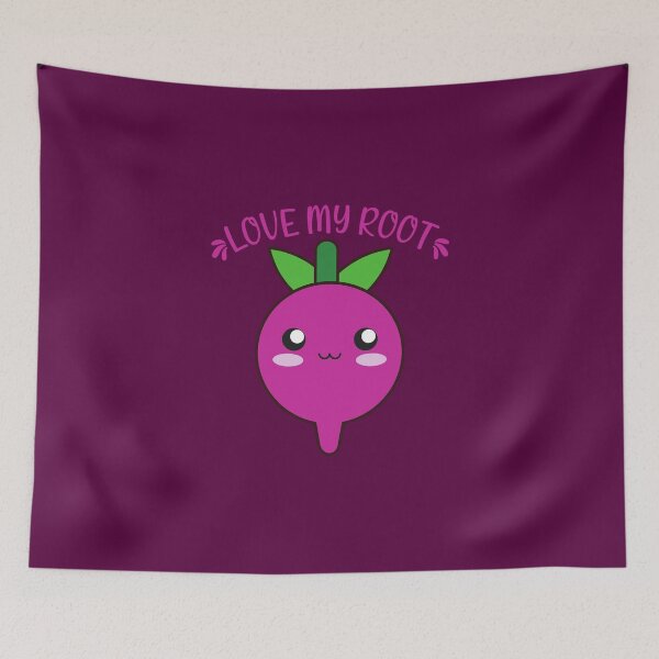 Item preview, Love my root Kawaii radish designed and sold by KawaiiPark.