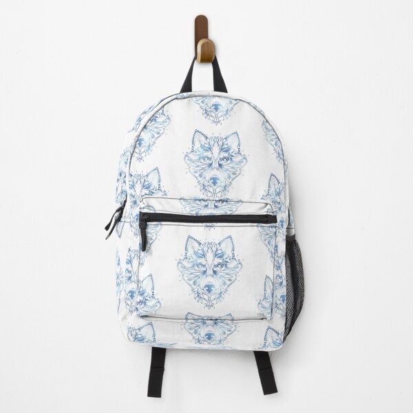 Item preview, Blue Abstract Wolf Face designed and sold by Paulele.