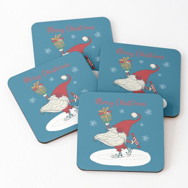 Item preview,  Happy santa skating designed and sold by marina63.