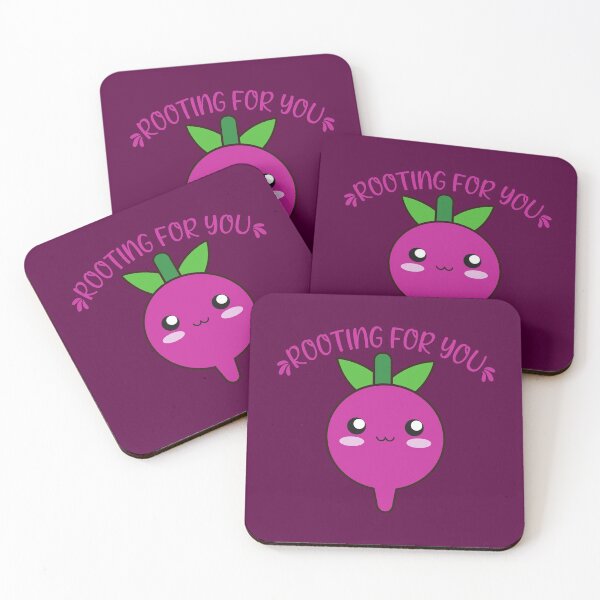 Item preview, Rooting for you Kawaii radish designed and sold by KawaiiPark.