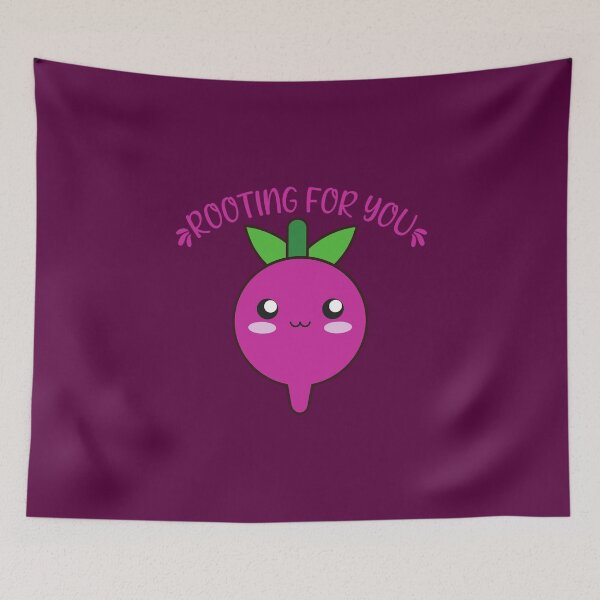 Item preview, Rooting for you Kawaii radish designed and sold by KawaiiPark.