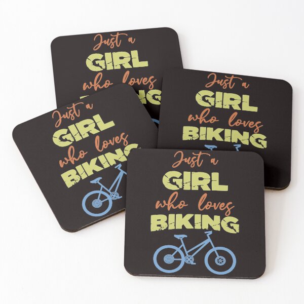Item preview, Just A Girl Who Loves Biking - Cool Bike and Text Effects Gift  designed and sold by leo121687.