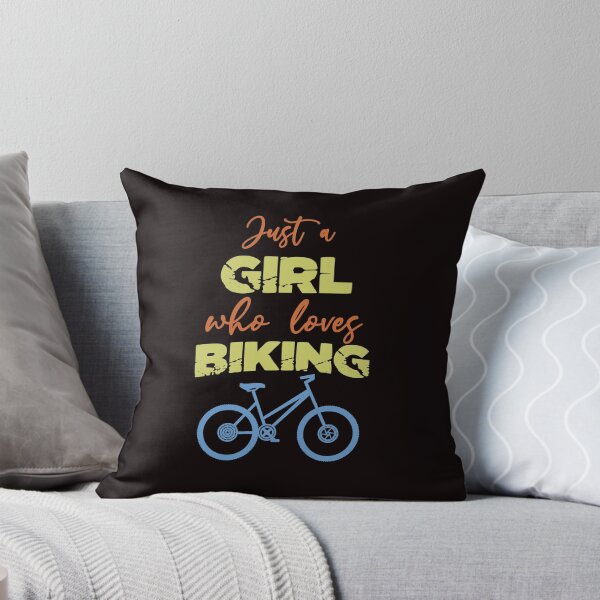 Item preview, Just A Girl Who Loves Biking - Cool Bike and Text Effects Gift  designed and sold by leo121687.