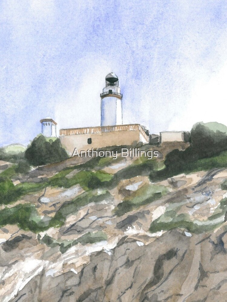 Thumbnail 4 of 4, iPhone Case, Formentor Lighthouse designed and sold by ABillingsArt.