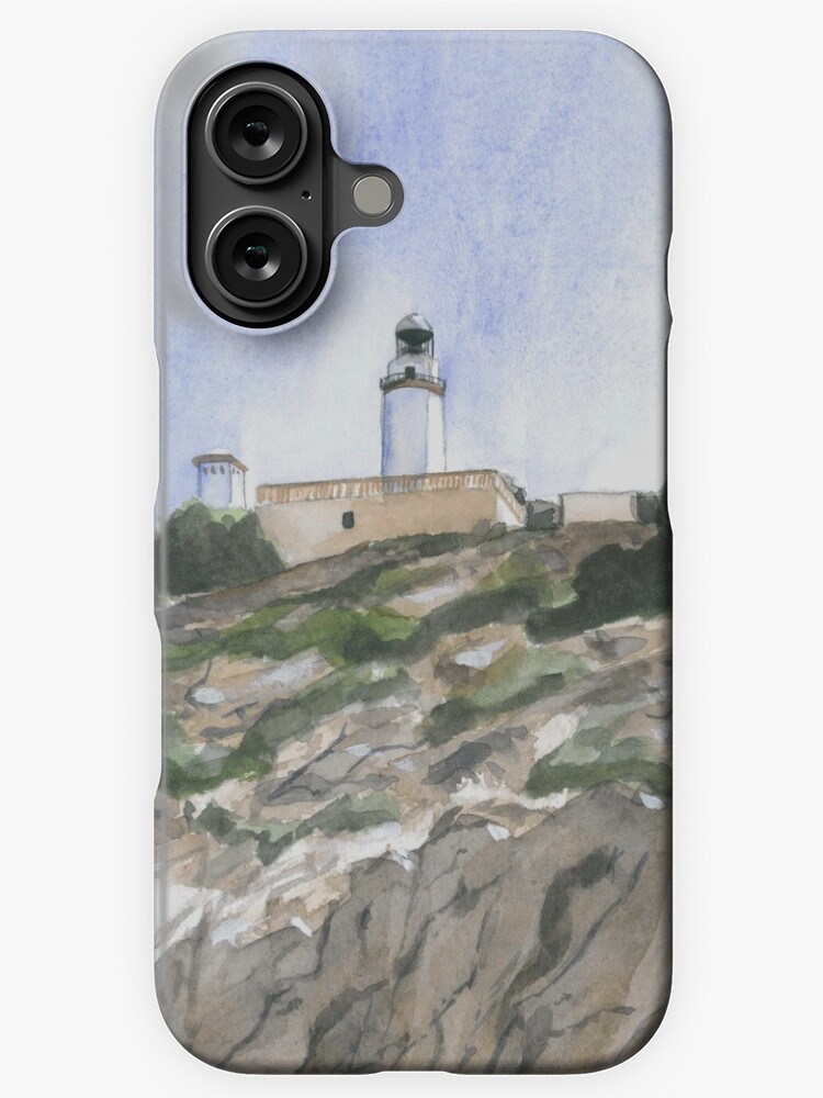 Thumbnail 1 of 4, iPhone Case, Formentor Lighthouse designed and sold by ABillingsArt.