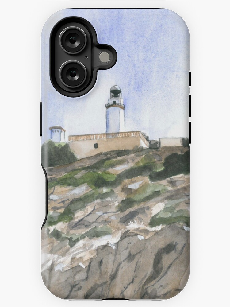 Thumbnail 1 of 4, iPhone Case, Formentor Lighthouse designed and sold by ABillingsArt.