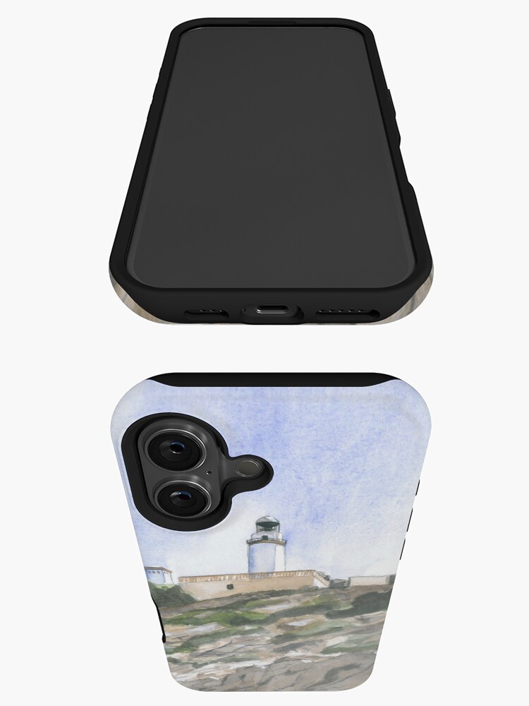 Thumbnail 3 of 4, iPhone Case, Formentor Lighthouse designed and sold by ABillingsArt.