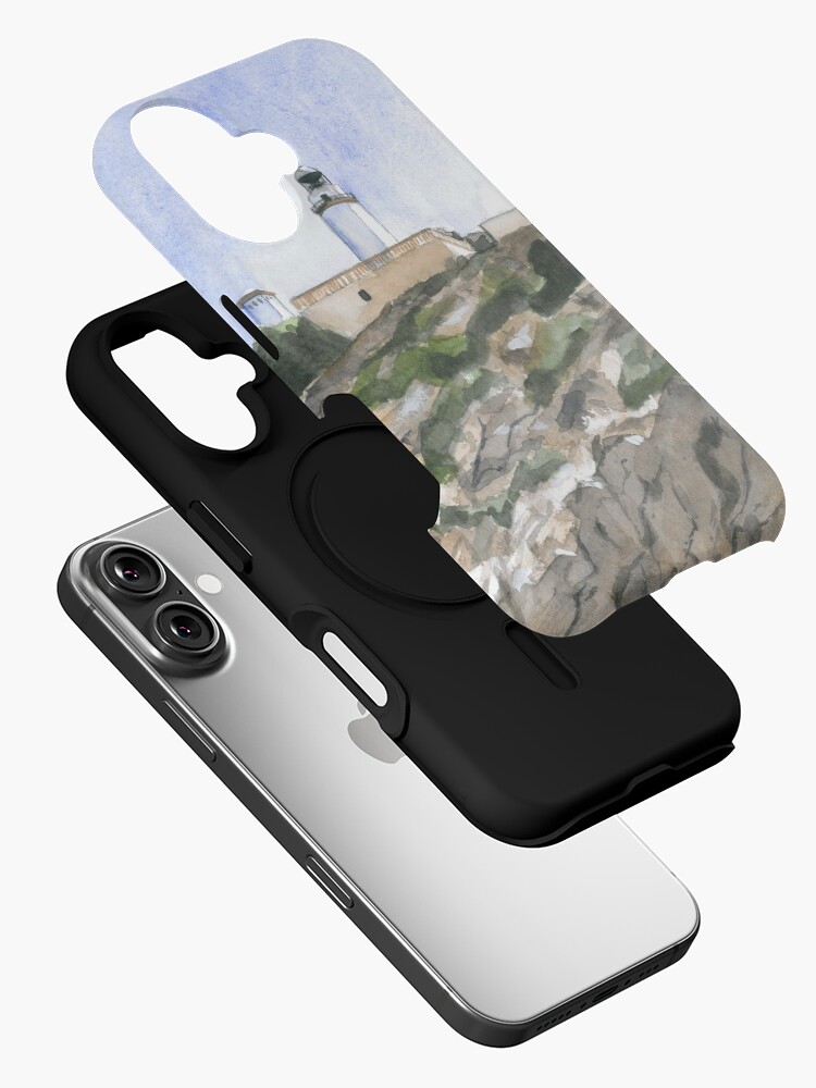 Thumbnail 2 of 4, iPhone Case, Formentor Lighthouse designed and sold by ABillingsArt.