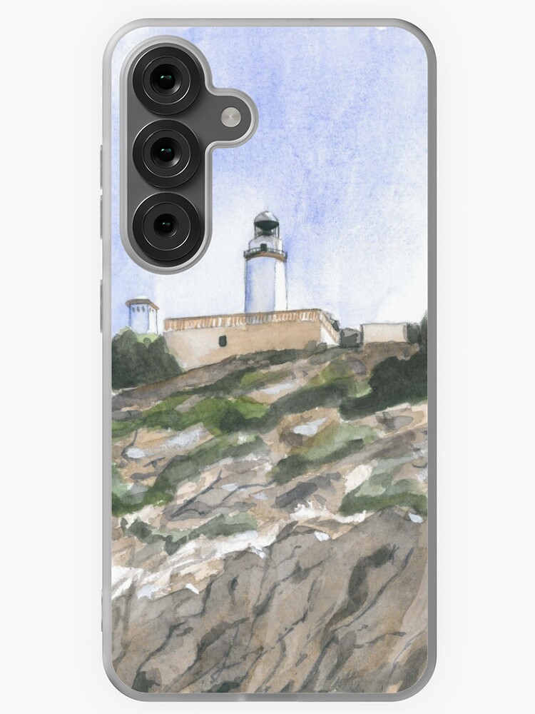 Thumbnail 1 of 4, Samsung Galaxy Phone Case, Formentor Lighthouse designed and sold by ABillingsArt.