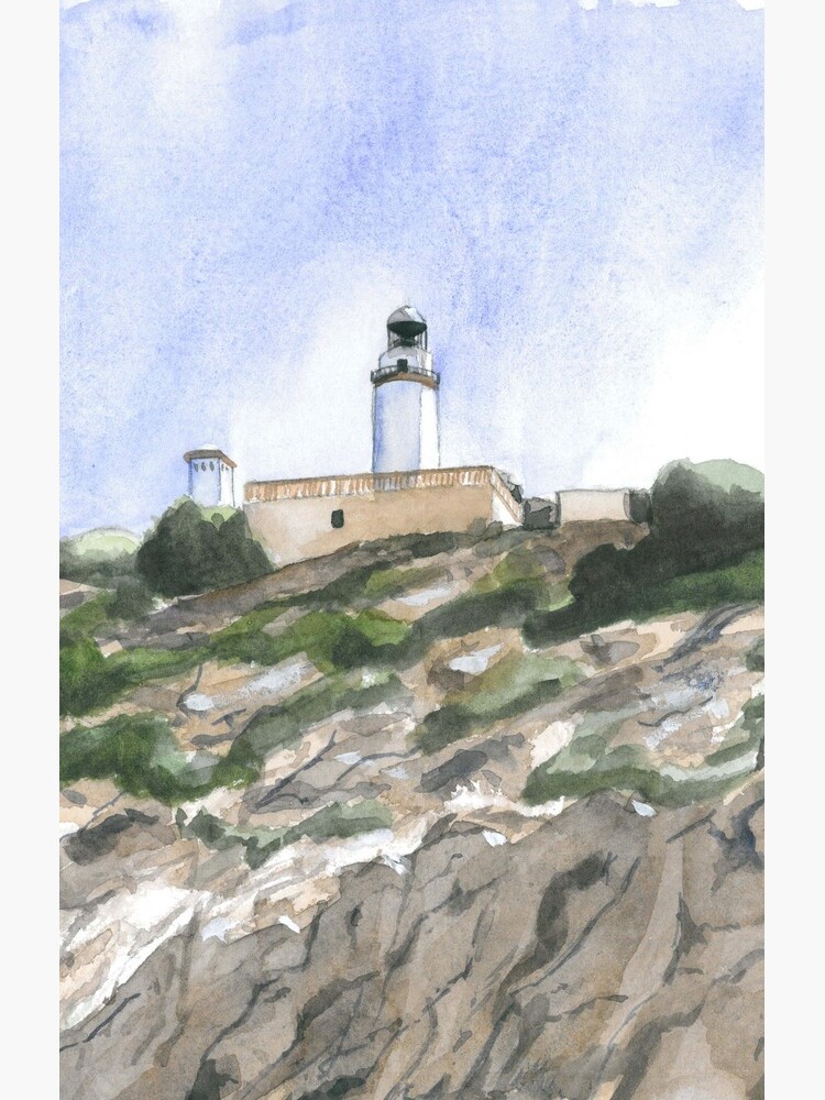 Thumbnail 4 of 4, Samsung Galaxy Phone Case, Formentor Lighthouse designed and sold by ABillingsArt.