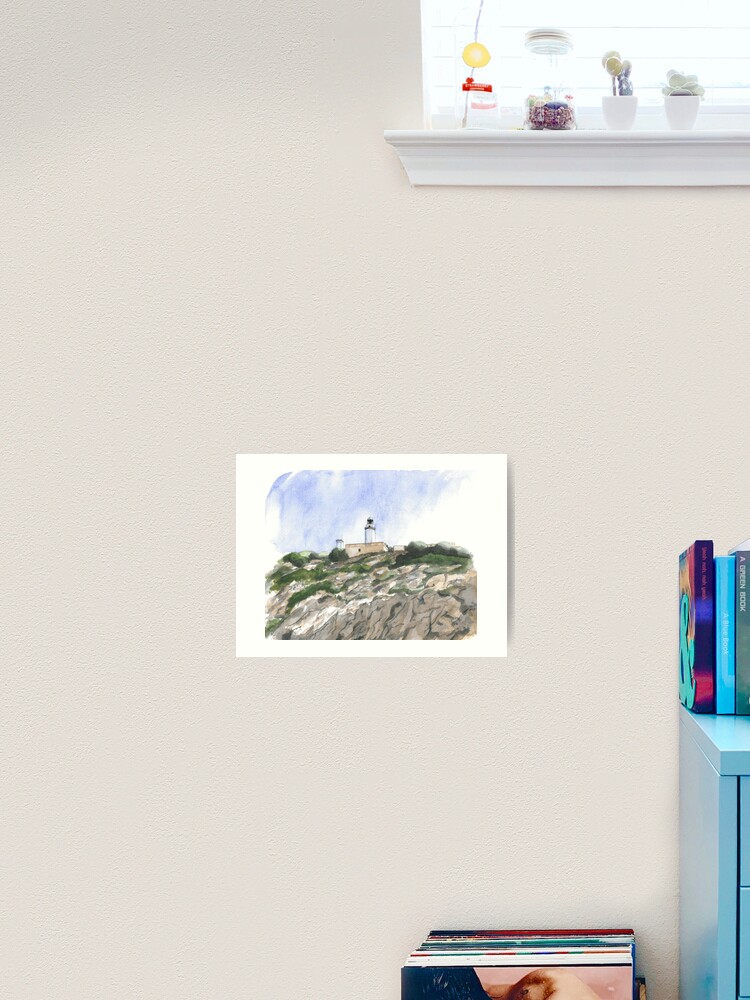 Thumbnail 1 of 3, Art Print, Formentor Lighthouse designed and sold by ABillingsArt.
