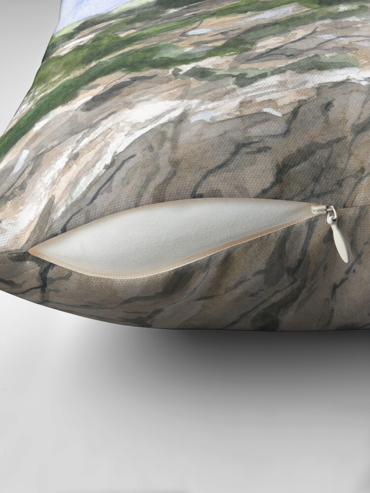 Thumbnail 2 of 4, Pillow, Formentor Lighthouse designed and sold by ABillingsArt.
