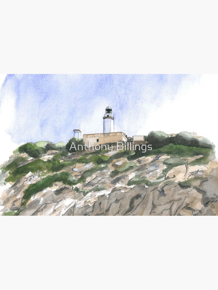 Thumbnail 2 of 2, Laptop Sleeve, Formentor Lighthouse designed and sold by ABillingsArt.