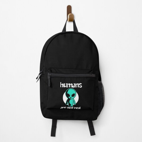 Item preview, Humans Are Not Real Alien Face UFO Geek Nerd designed and sold by DoSt-997.