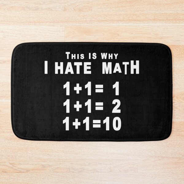 Item preview, This is why I Hate Math black designed and sold by Roy Store.