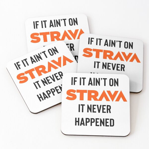 Item preview, If it ain’t on Strava it never happened designed and sold by Raw Creative Prints.