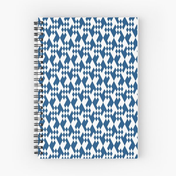 Item preview, Simple geometric pattern with rhombuses in classic blue designed and sold by acidmit.