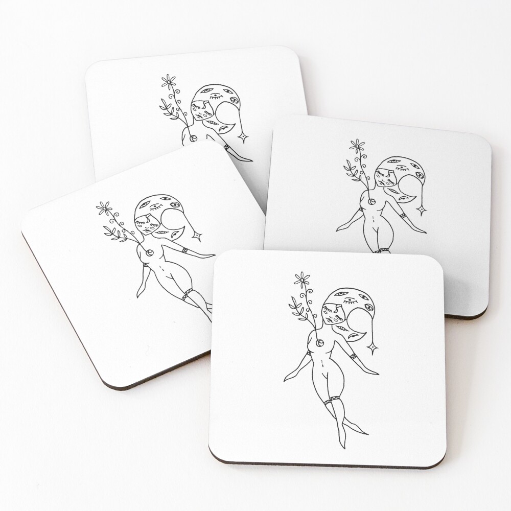 Item preview, Coasters (Set of 4) designed and sold by RANARTE.