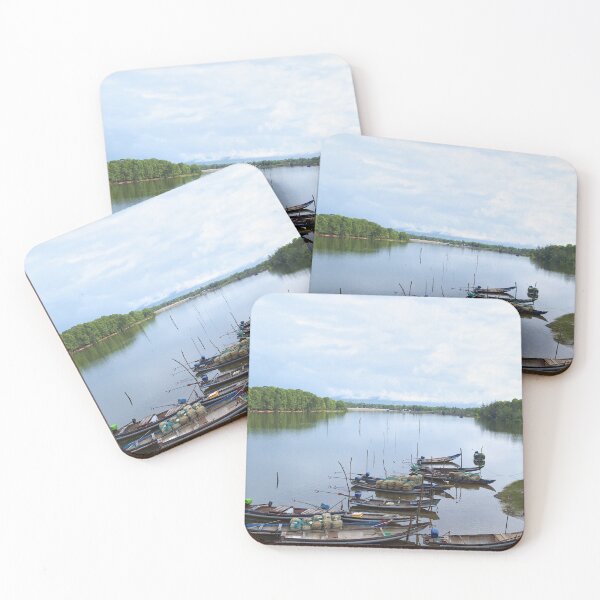 Item preview, Fishing boats in Vietnam designed and sold by frankuffmann.