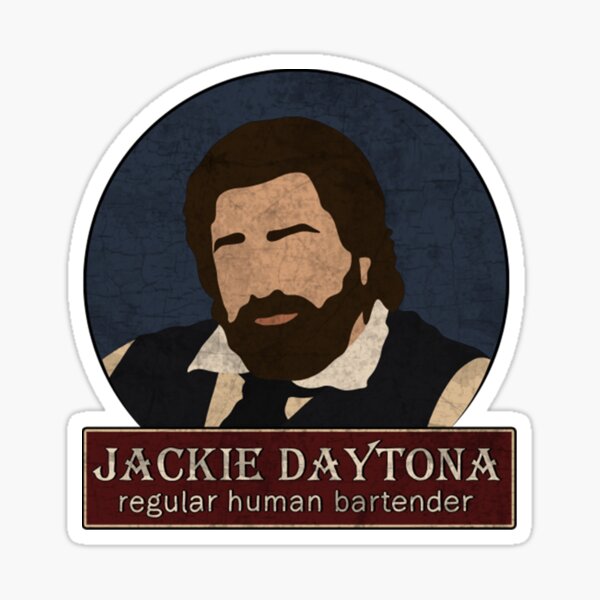 Aperçu de l'œuvre Jackie Daytona Regular Human Bartender Jackie créée et vendue par Loesdegieter.